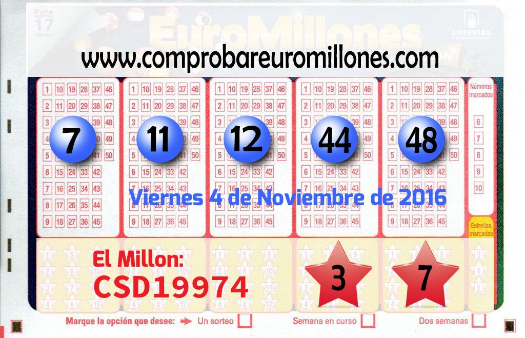 Euromillones del 2016-11-04