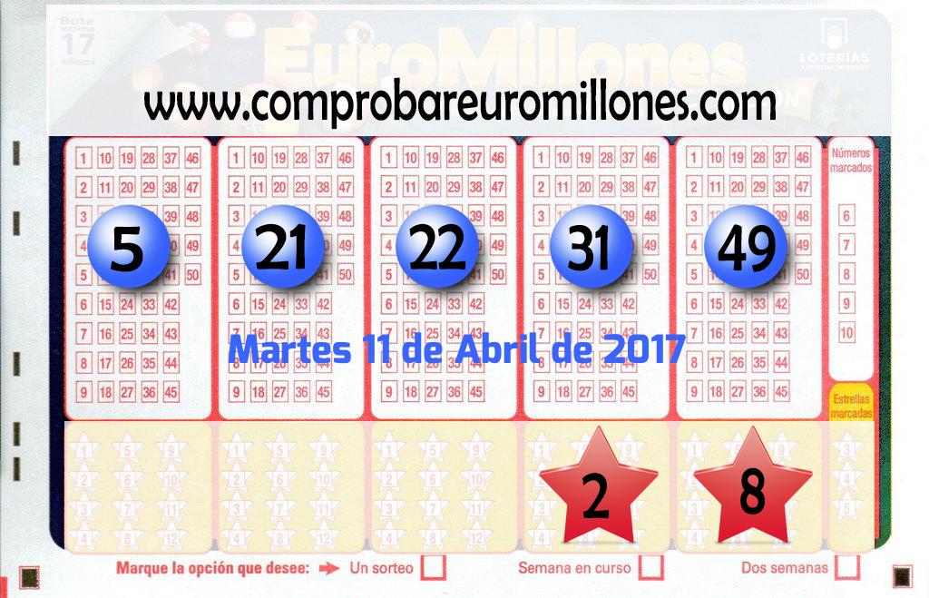 Euromillones del 2017-04-11