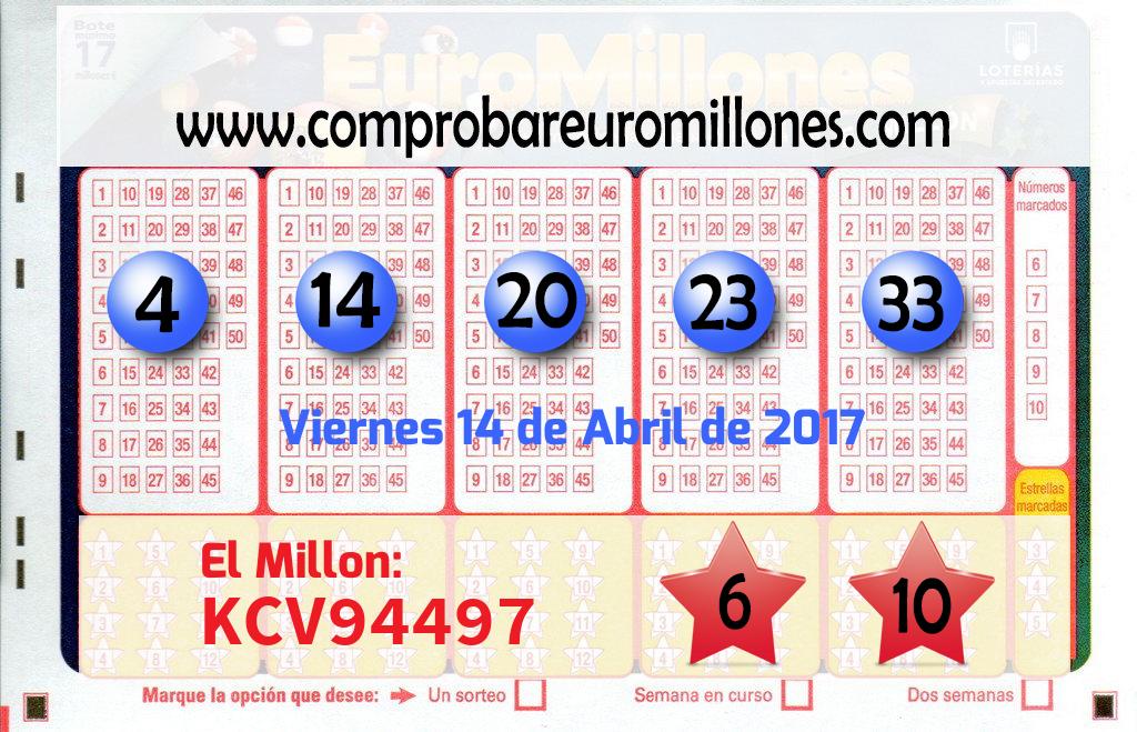 Euromillones del 2017-04-14