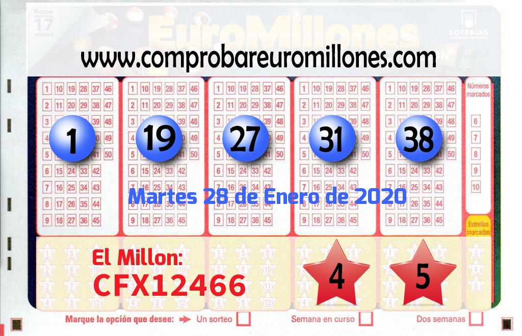 Euromillones del 2020-01-28