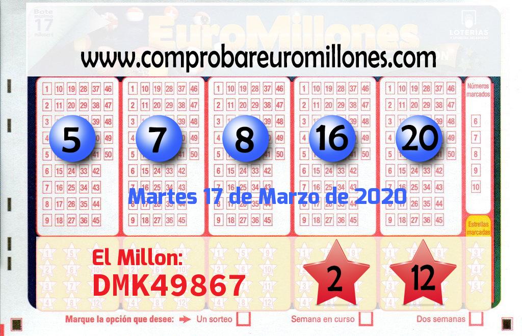 Euromillones del 2020-03-17