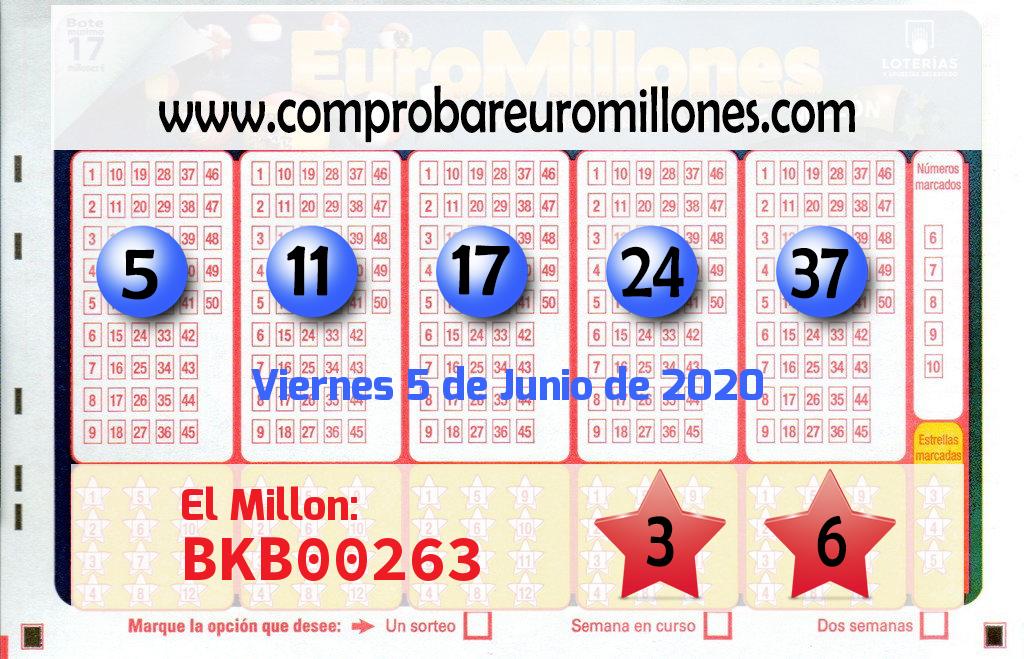 Euromillones del 2020-06-05