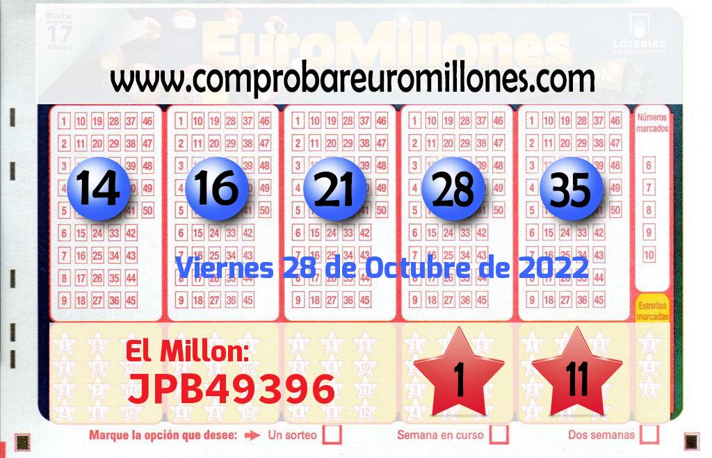 Euromillones del 2022-10-28