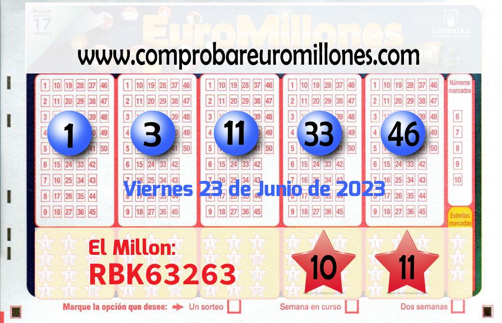 Euromillones del 2023-06-23