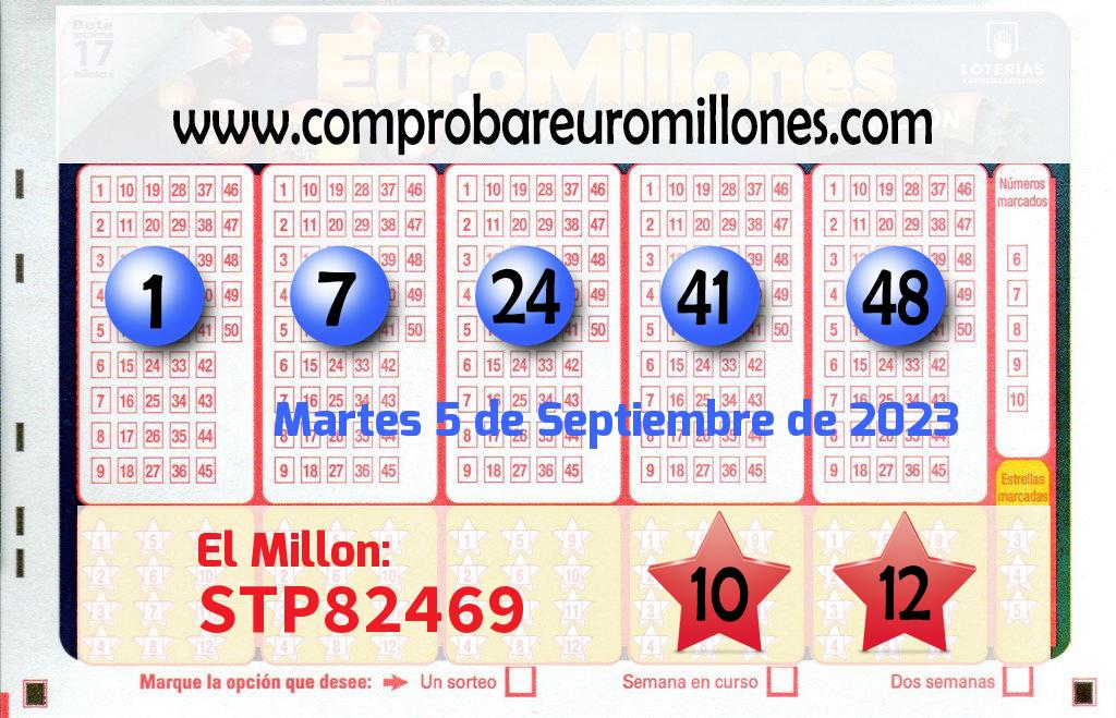 Euromillones del 2023-09-05