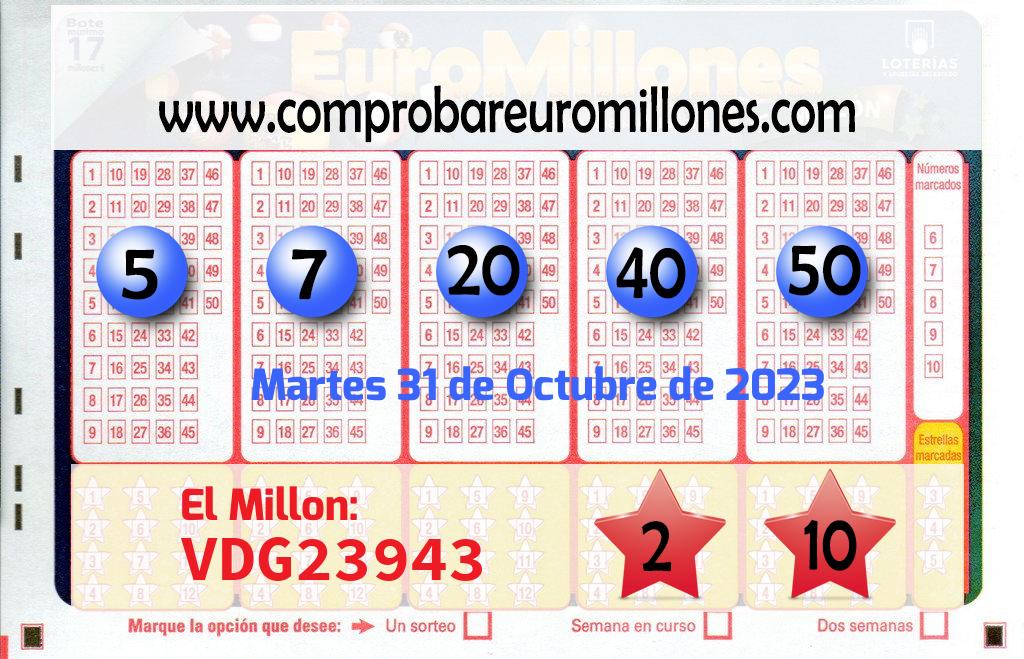 Euromillones del 2023-10-31